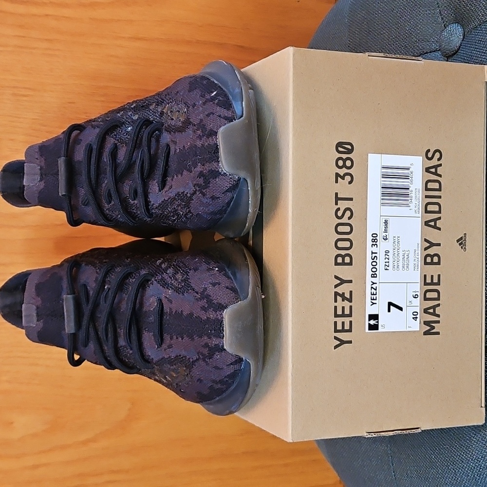 ADIDAS YEEZY BOOST 380 “ONYX” SNEAKERS